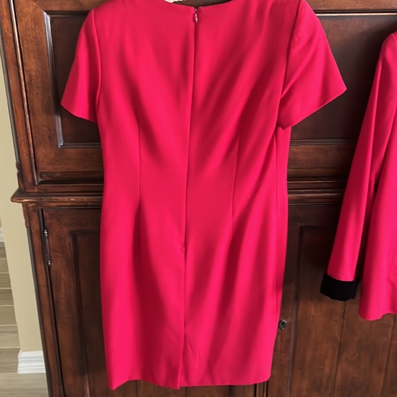 🎄🌟 ❌ CLEARANCE ❌Talbots Women’s 2-piece Holiday Dress and Velvet Trim Jacket - Picture 9 of 12